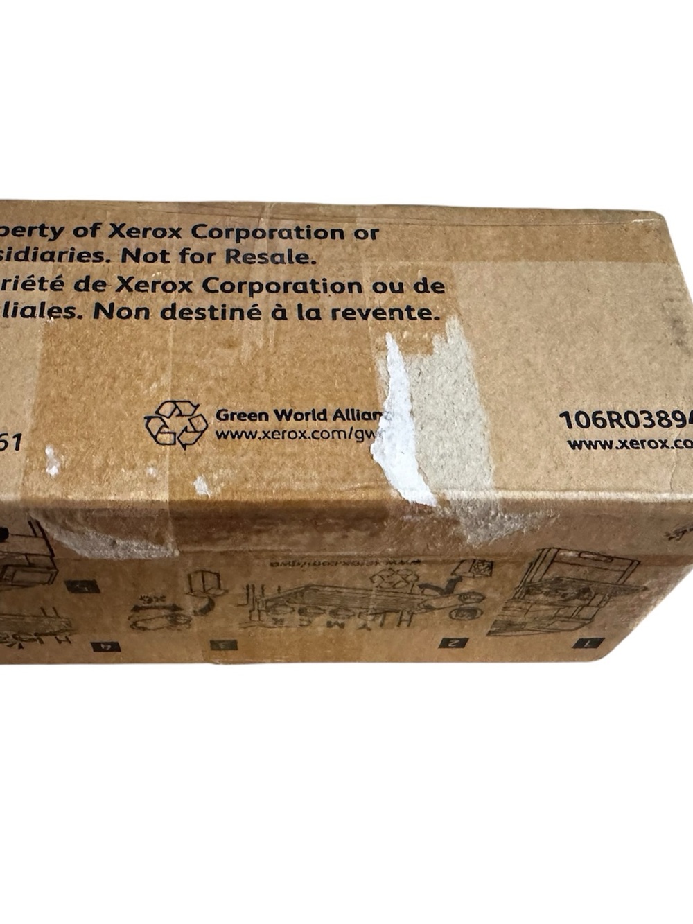 New Genuine Xerox 106R03894 Yellow Metered Toner VersaLink C600 C605